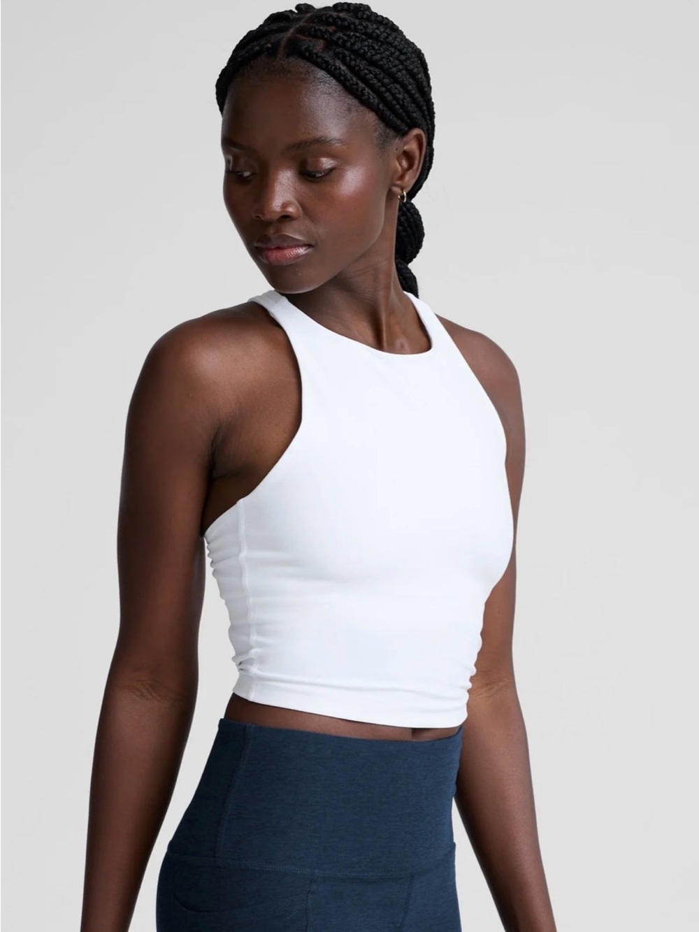 Beyond Yoga Spacedye Refocus Cropped Tank - leaf green, medium - Picture 5 of 6